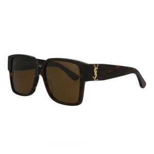 Saint Laurent Unisex Avana Brown Sunglasses